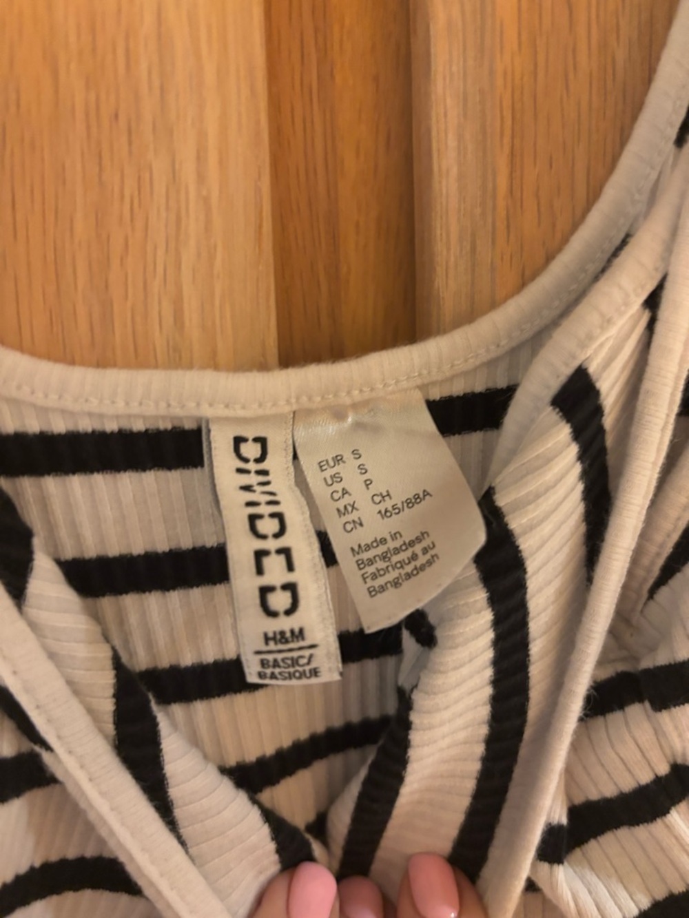 H&M Black & White Striped Sleeveless Maxi Dress (belt not included) - Picture 5 of 5